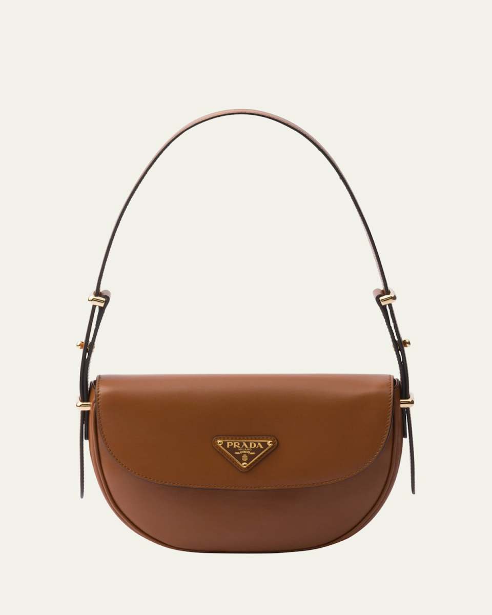 Flap Leather Crossbody Bag